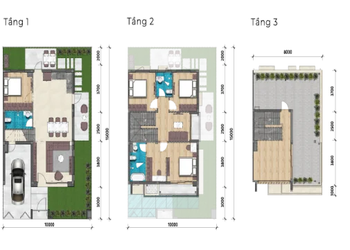 Thiết kế Biệt thự ven kênh CV2