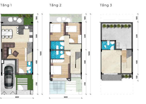 Thiết Kế Nhà phố liền kề TH2