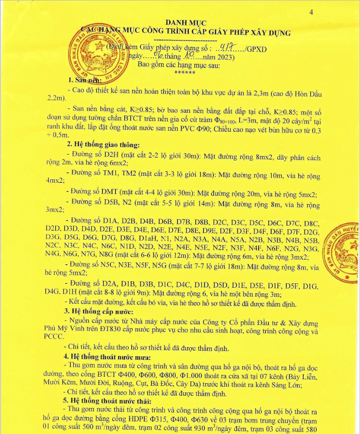 GIẤY PHÉP XÂY DỰNG LAHOME