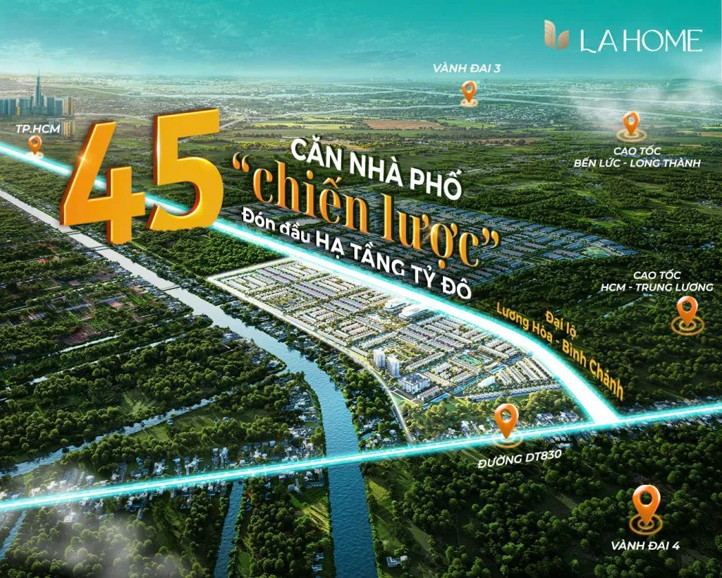 banner 45 căn nhà phố chiến lược Lahome